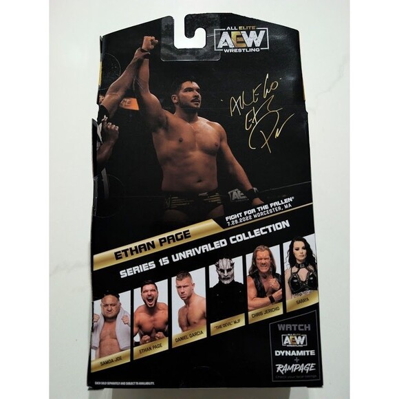 AEW Unrivaled Series 15 ETHAN PAGE 1 of 3000 Chase Figure Rare Edition #151 - Picture 2 of 6